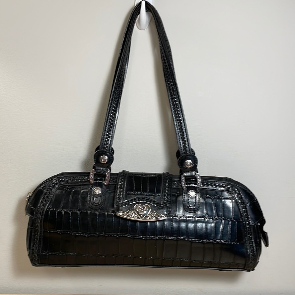 MC Leather Croc Purse Marc Chatel